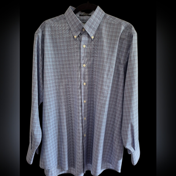 Men's long sleeves dress shirt Size 17 33 - Picture 4 of 6